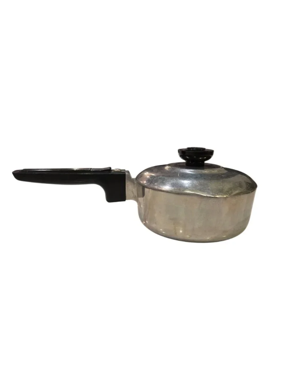Vintage Magnalite GHC USA 1 Quart Cast Aluminum Dual Pour Saucepan with Lid